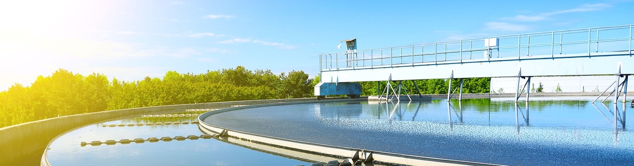 Picture of wastewater treatment plant