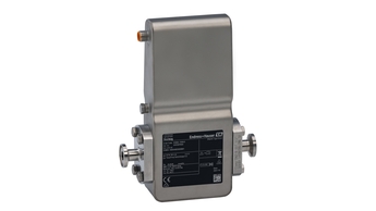 Hygienic flowmeter with highest repeatability and fully-welded transmitter for filling and dosing